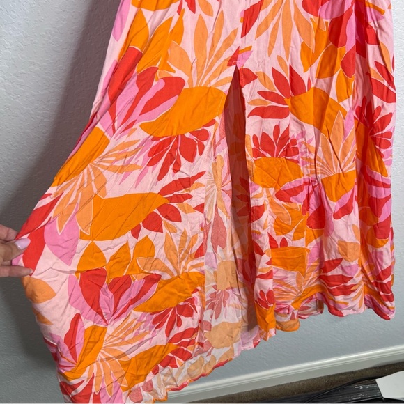 Abel The Label Maxi Dress Women’s Small Anthropologie Floral Slit Rumi B24 - Picture 5 of 12